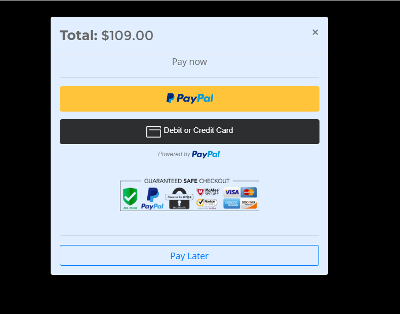 Paypal smart button intergration